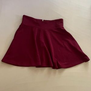 Red skirt